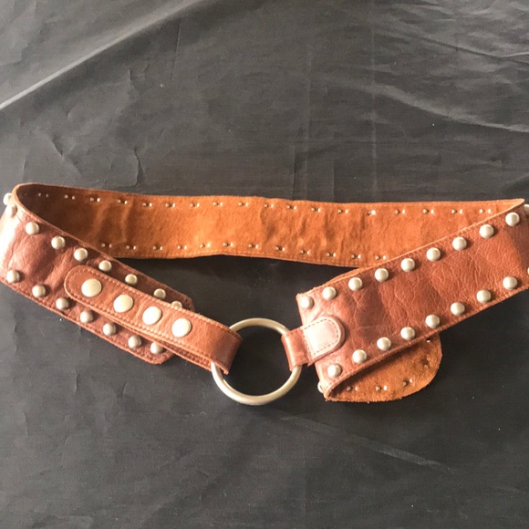 cynthia h Accessories - Leather studded belt